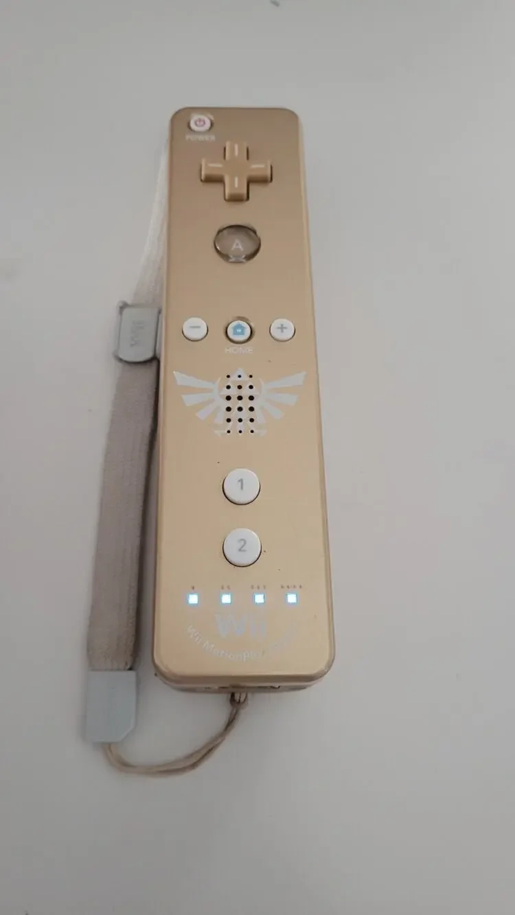 Nintendo Wii Remote Plus Gold Zelda Edition Controller RVL-036 OEM Tested